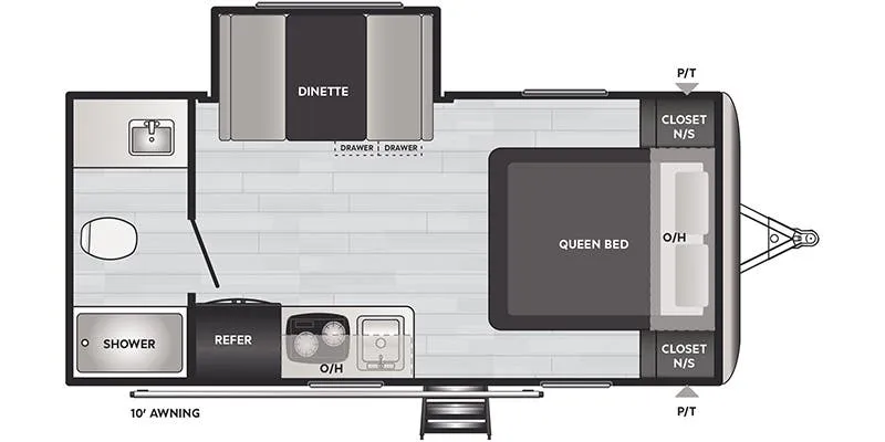 2019 Keystone Springdale 1790FQ - Floor plan