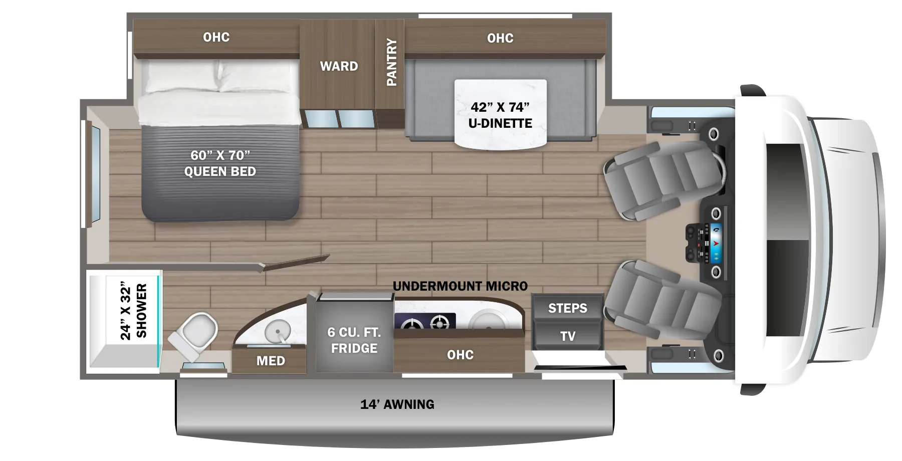 Jayco Melbourne Prestige 24LP floor plan