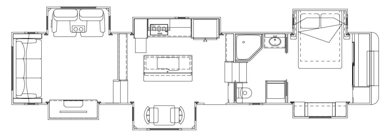 New Horizons Majestic M41FL6S floor plan