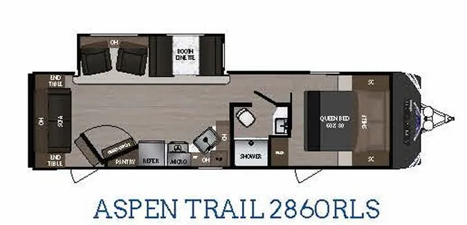 Dutchmen Aspen Trail 2860RLS floor plan