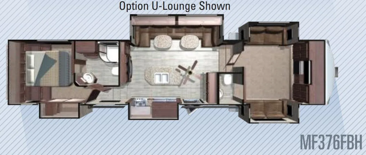 Highland Ridge Mesa Ridge MF376FBH floor plan