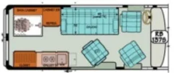 Sportsmobile Transit 137S floor plan