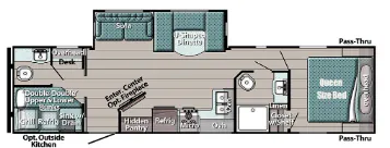 Gulf Stream Conquest Supreme 285DBS floor plan