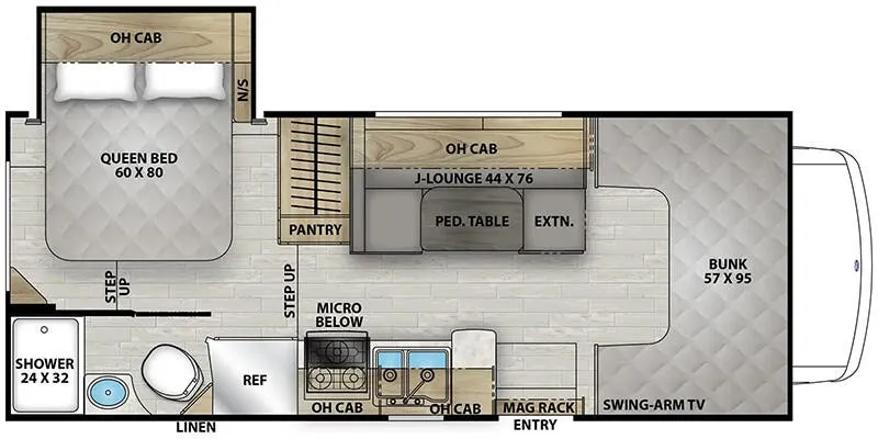 2026 Coachmen Leprechaun 210RSS - Floor plan