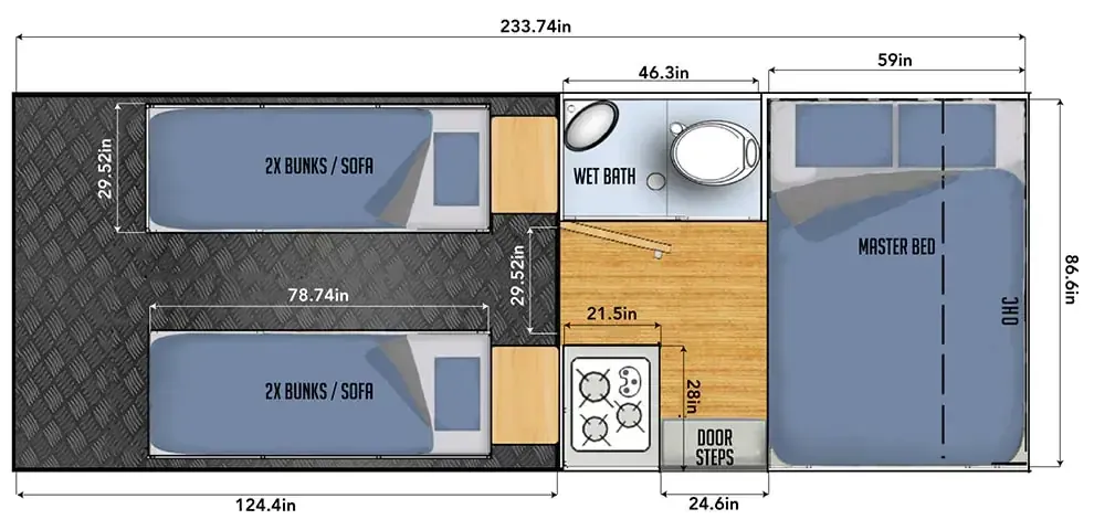 Black Series TH19 Base floor plan