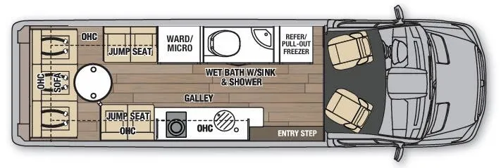 Coachmen Galleria 24FL floor plan