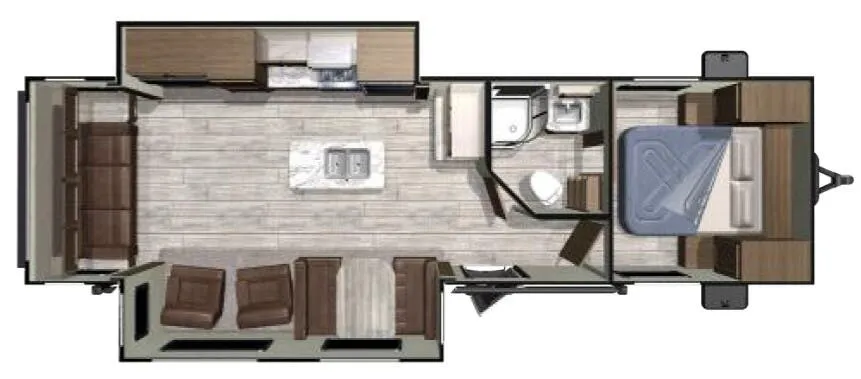 Highland Ridge Open Range Conventional OT27RLI floor plan