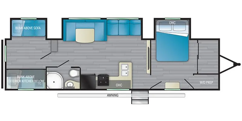 Heartland Pioneer PI BH 330 floor plan