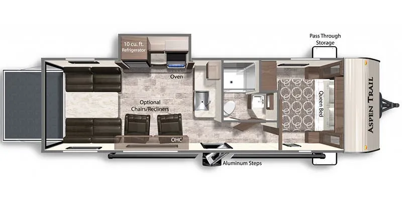 Dutchmen Aspen Trail 2760THS floor plan