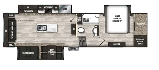 Coachmen Brookstone 290RL floor plan