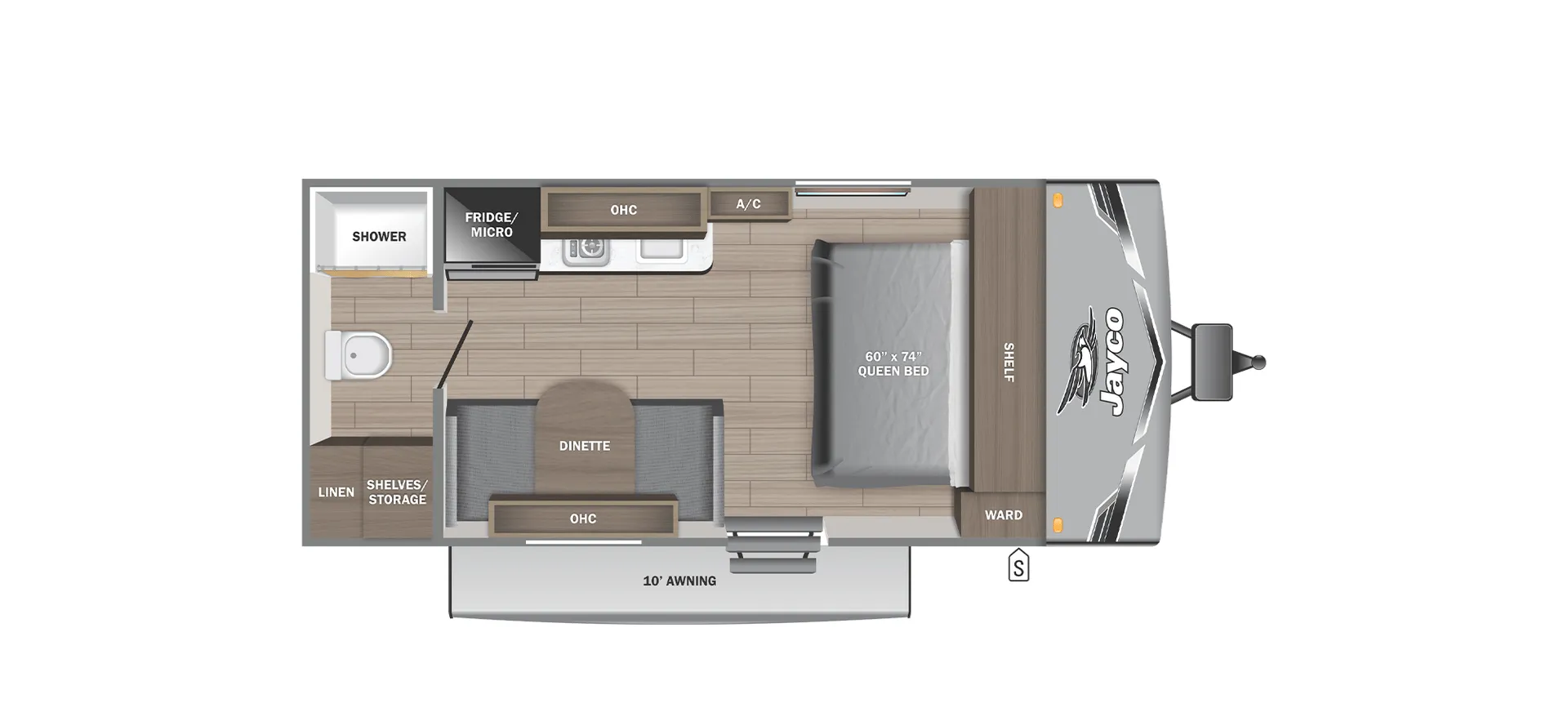 2026 Jayco Jay Flight SLX 170FQW - Floor plan