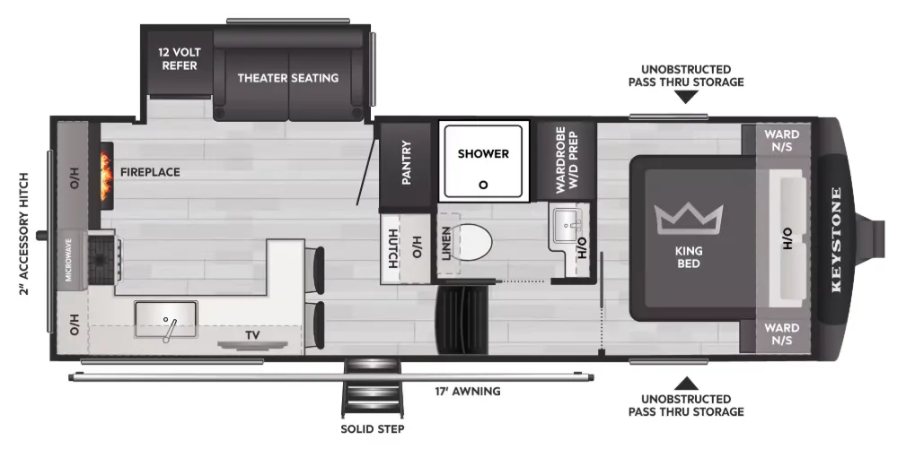 2027 Keystone Cougar Sport 2100ML - Floor plan