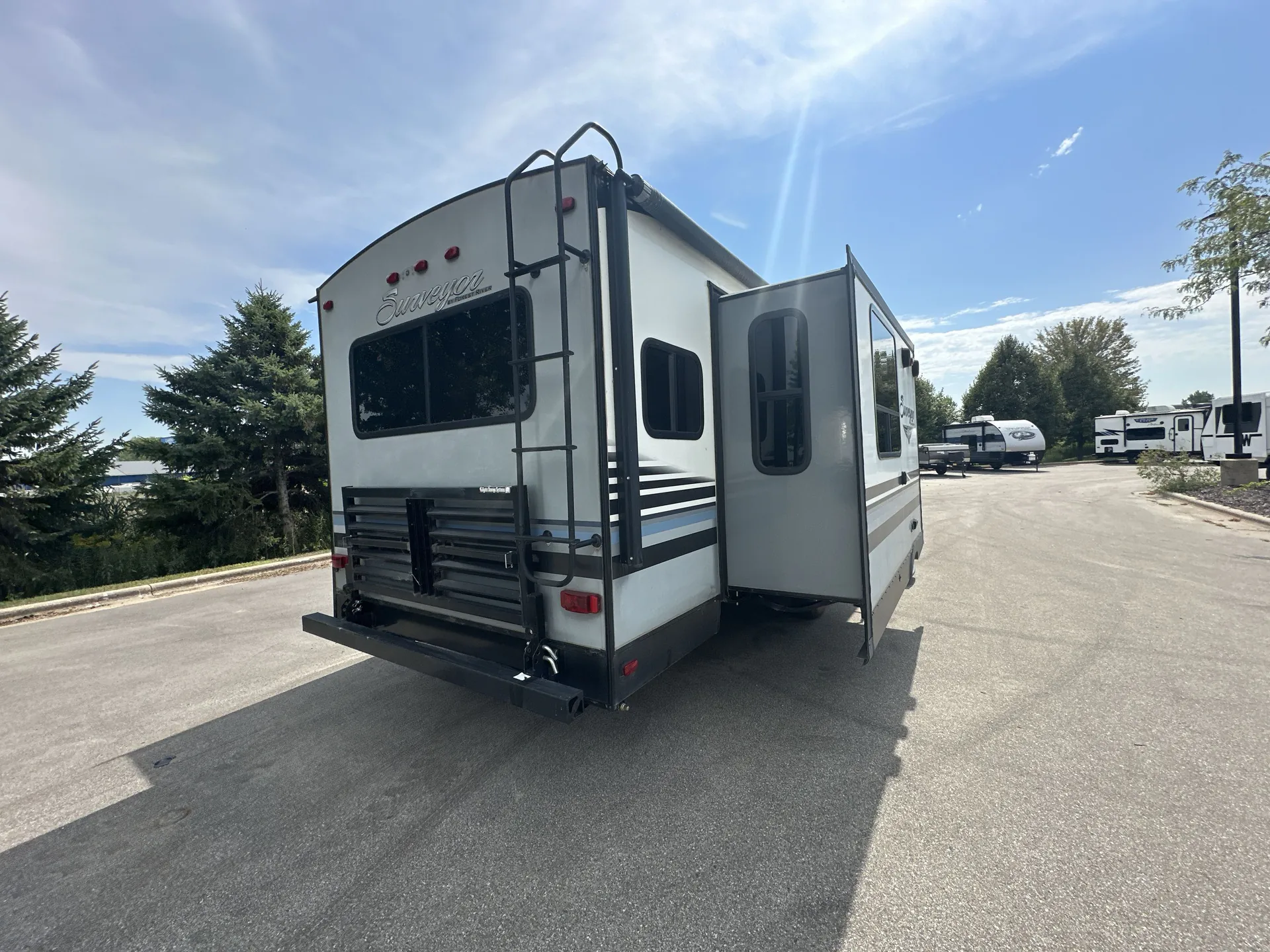 2017 Forest River Surveyor 33RLTS — backside