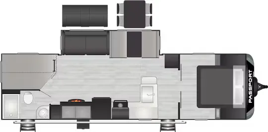 Keystone Passport 2900BH floor plan