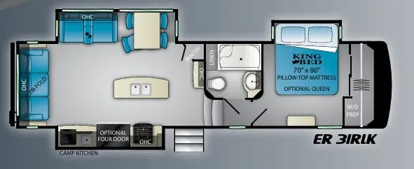 Heartland ElkRidge 31RLK floor plan