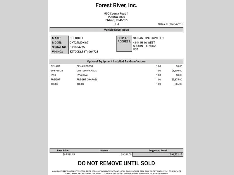 2026 Forest River Cherokee Timberwolf 27MDK - Photo 3