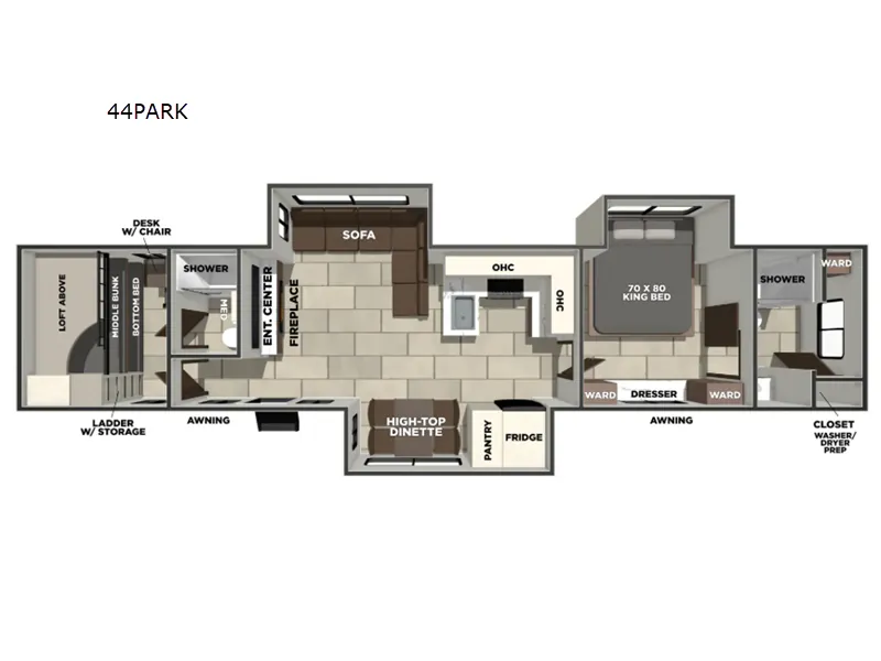 2026 Prime Time Lacrosse 44PARK - Floor plan