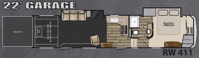 Heartland Road Warrior 411 floor plan