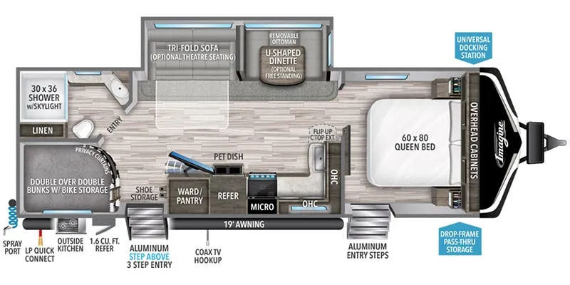 2022 Grand Design Imagine 2800BH floor plan