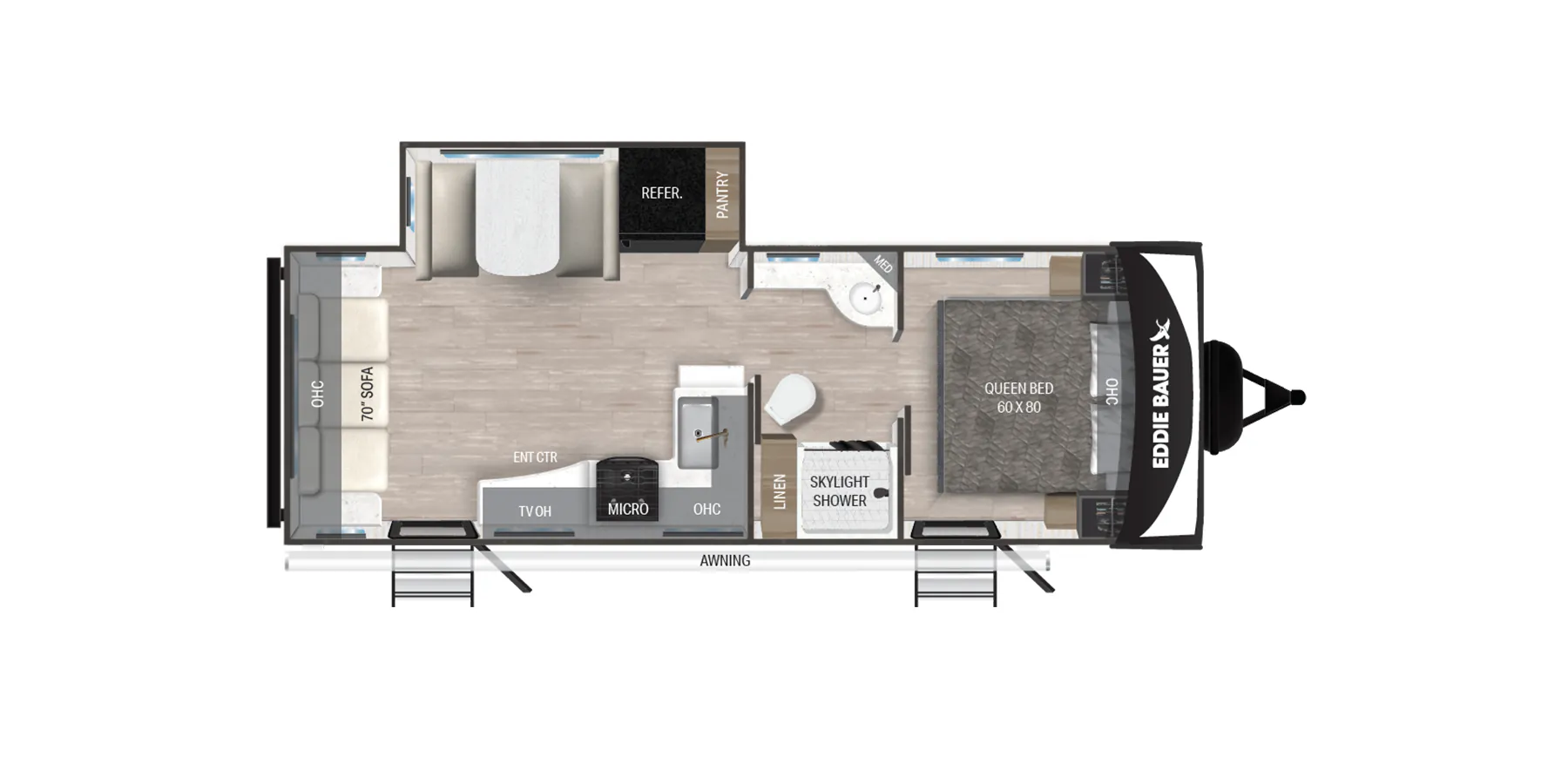Heartland Eddie Bauer EBL 2510RL floor plan