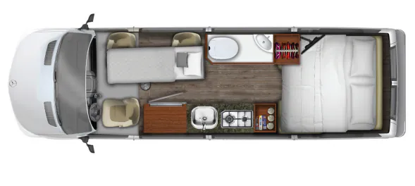 Roadtrek CS Adventurous Base floor plan