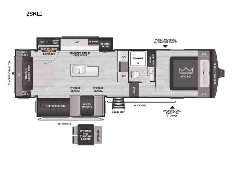 2027 Keystone RV Cougar Half-Ton 28RLI - Photo 3