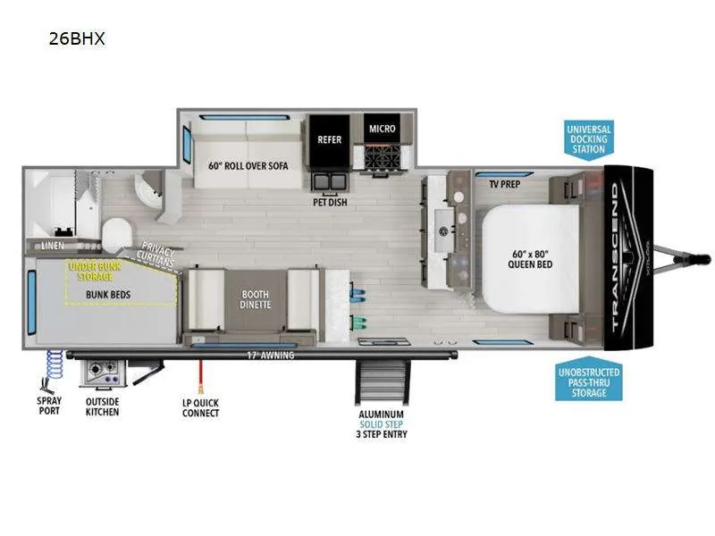 2025 Grand Design Transcend Xplor 26BHX - Photo 3