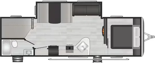 Keystone Springdale 282BH floor plan
