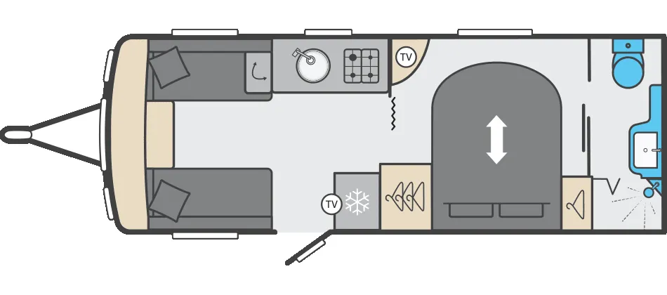 Swift Challenger 580 floor plan