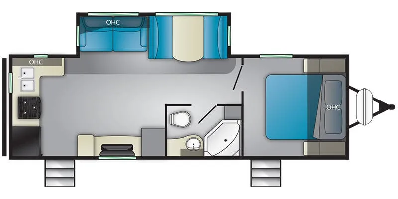 2021 Heartland Mallard M25 - Floor plan