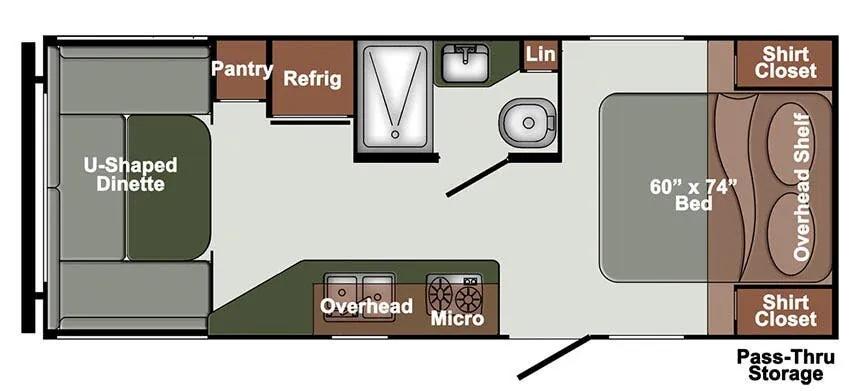 Gulf Stream Gulf Breeze SVT 22UDL floor plan