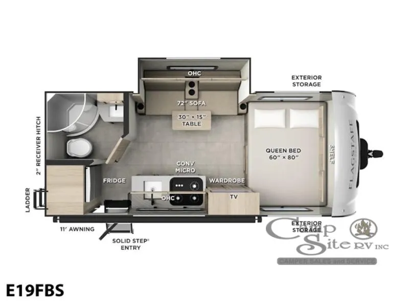 2026 Forest River RV Flagstaff E-Pro 19FBS - Photo 2