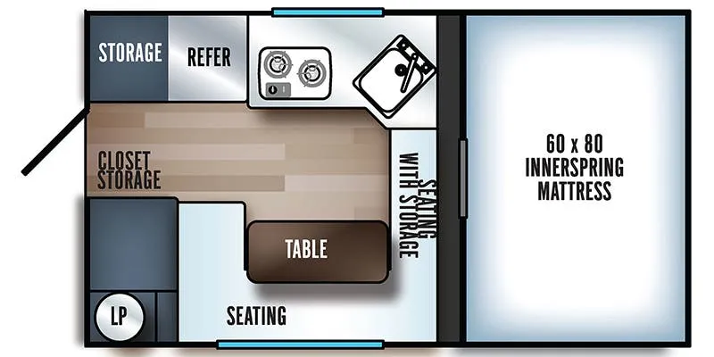 Palomino Real-Lite SS-1605 floor plan