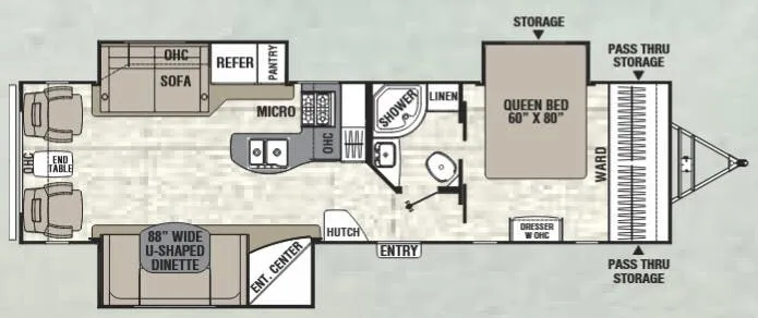 Coachmen Freedom Express Liberty Edition 293 RLDSLE floor plan