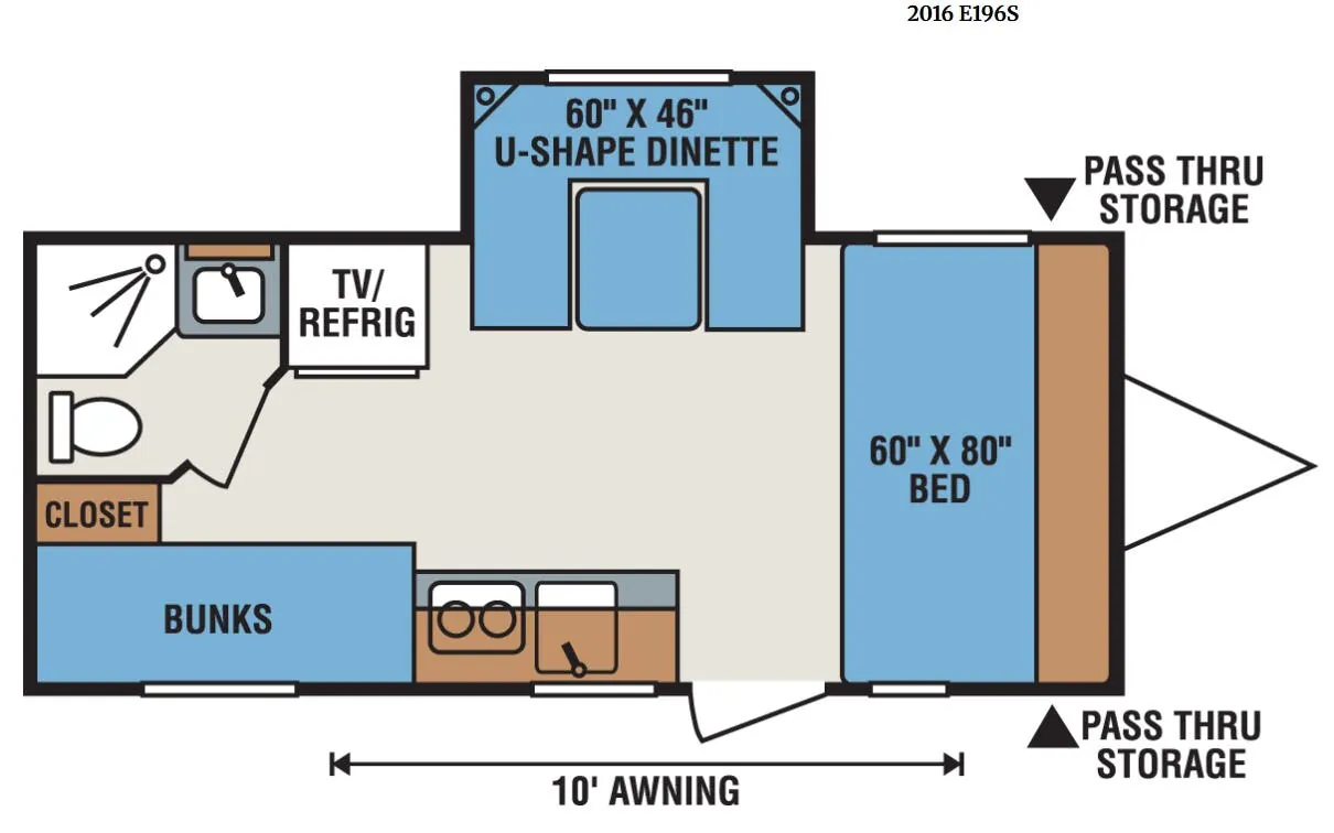 K-Z Spree Escape E196S floor plan