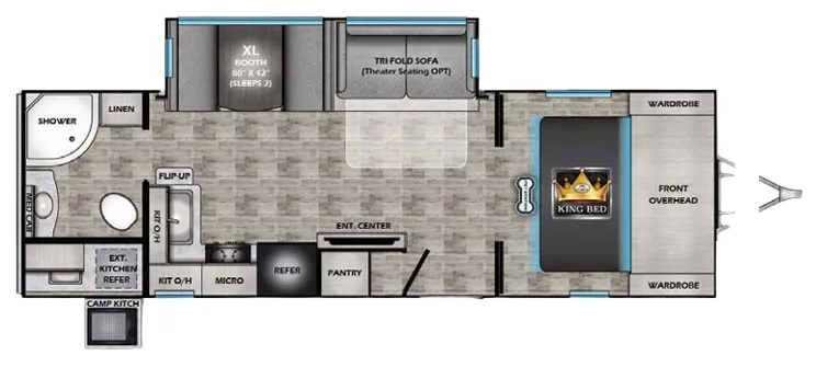 CrossRoads Sunset Trail Super Lite 253RB floor plan