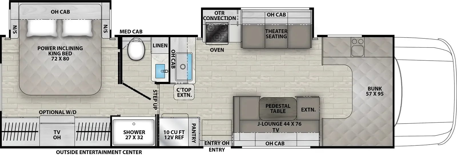 2026 Coachmen Entourage 330DS - Floor plan
