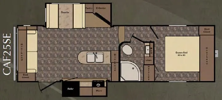 CrossRoads Cruiser Aire CAF25SE floor plan