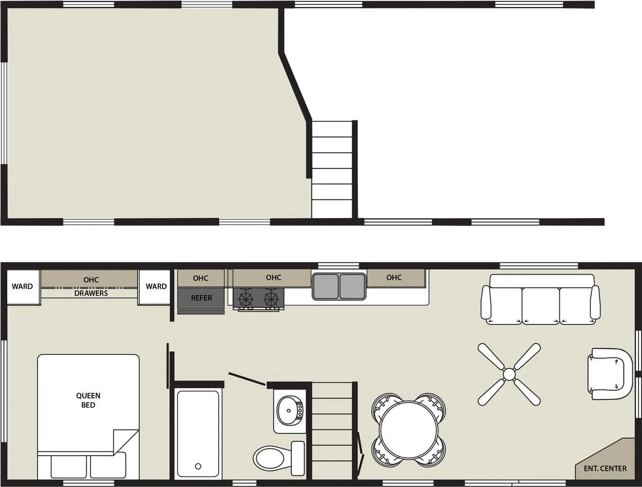Forest River Quailridge Summit 355FL-Loft floor plan