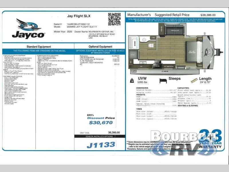 2026 Jayco Jay Flight SLX 200MKS - Photo 3