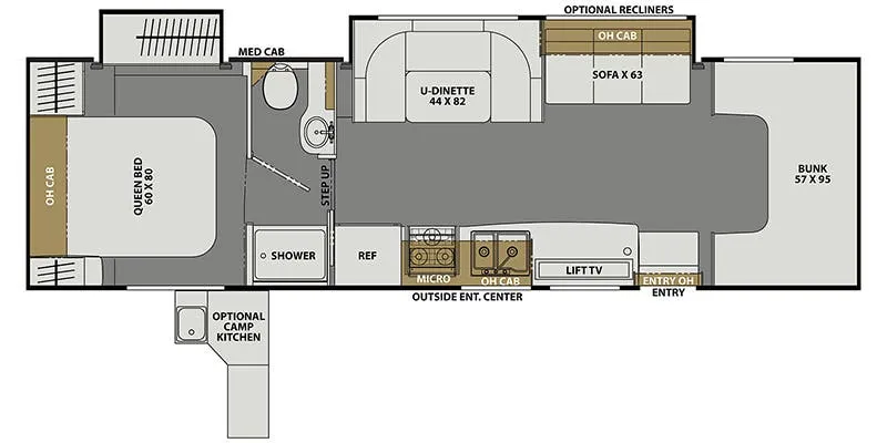 Coachmen Freelander 31MB floor plan