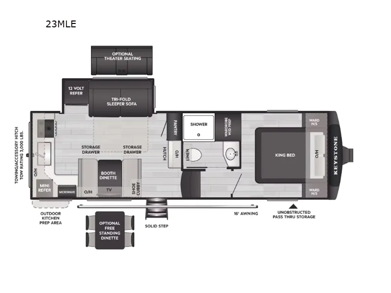 2027 Keystone RV Cougar Half-Ton 23MLE - Photo 2