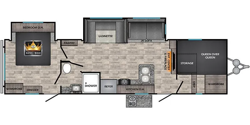 2024 CrossRoads Volante VL32FB floor plan