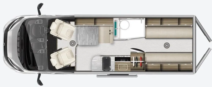 Auto-Trail V-Line SE 636 floor plan