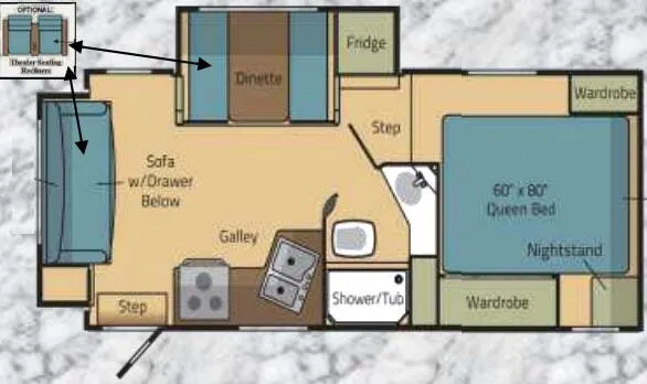 Adventurer Eagle Cap 1160 floor plan