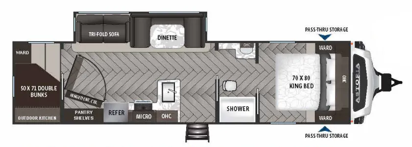 Dutchmen Astoria 2903BH floor plan