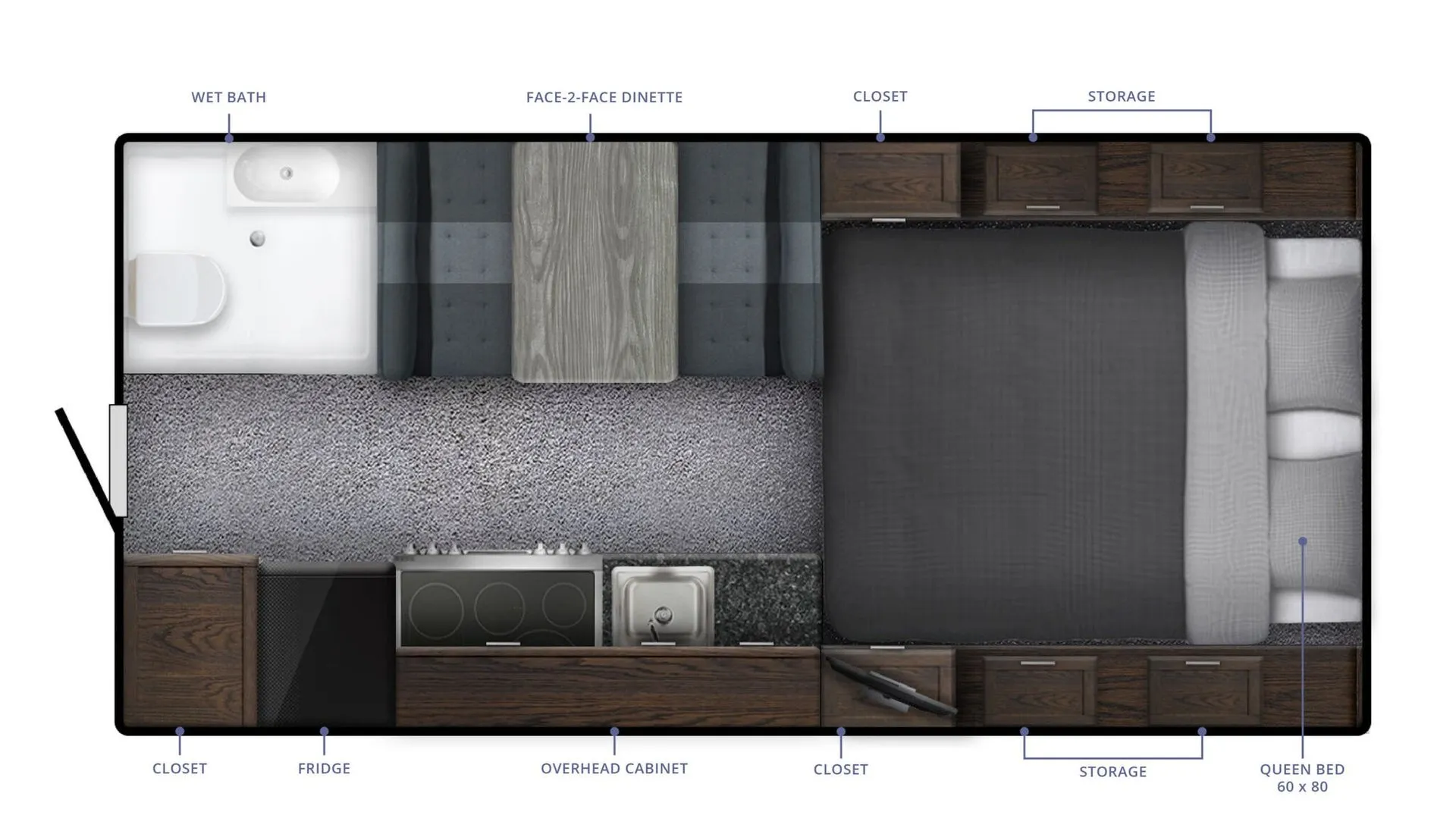 2026 Northern Lite Special Edition 9-6SEWB - Floor plan