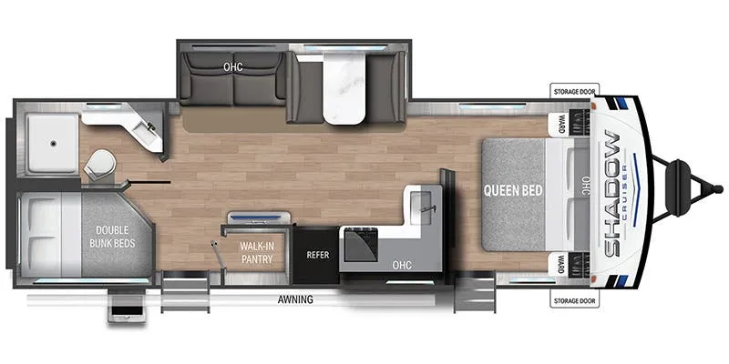 Cruiser RV Shadow Cruiser SC277BHS floor plan