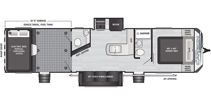 Keystone Carbon 36 floor plan