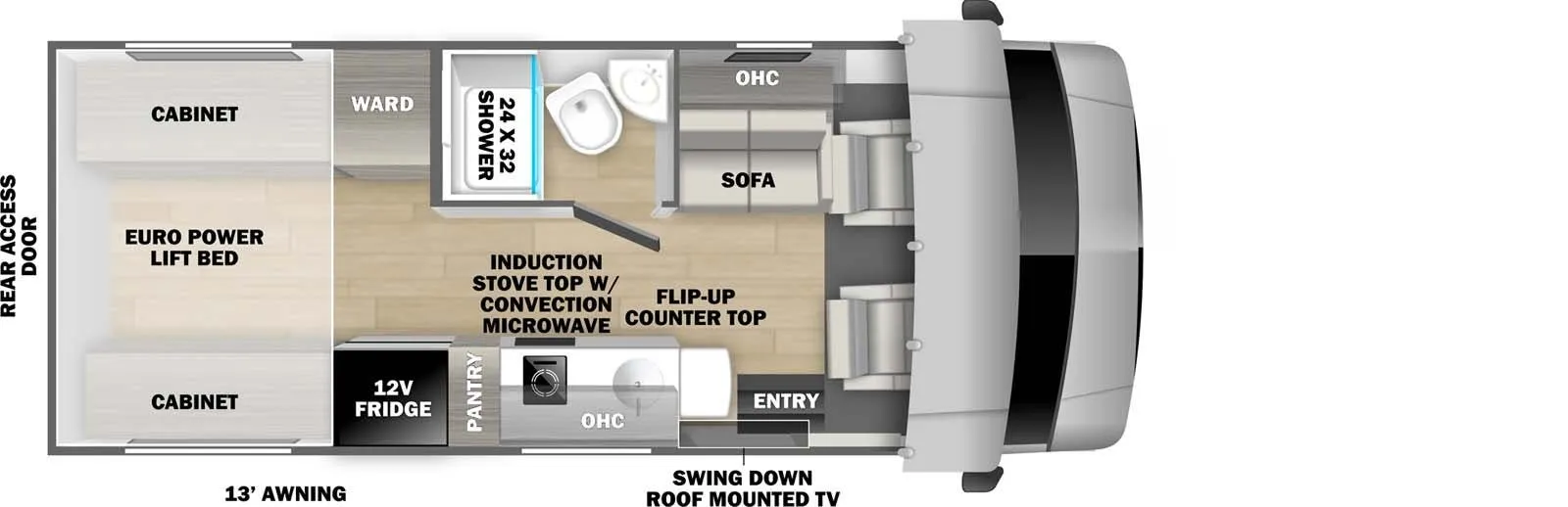 Forest River Solera 21RP floor plan